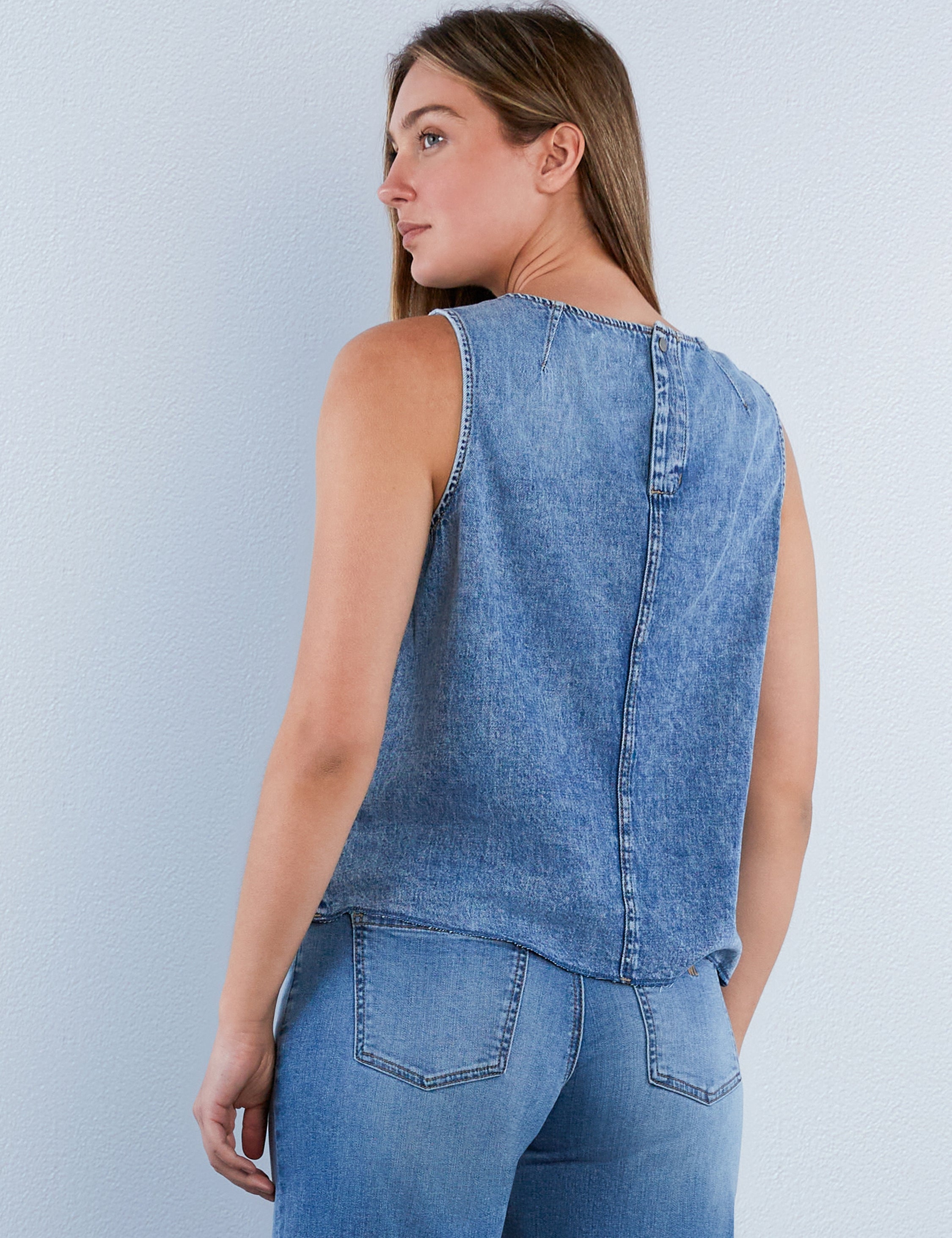 Denim Tank Top